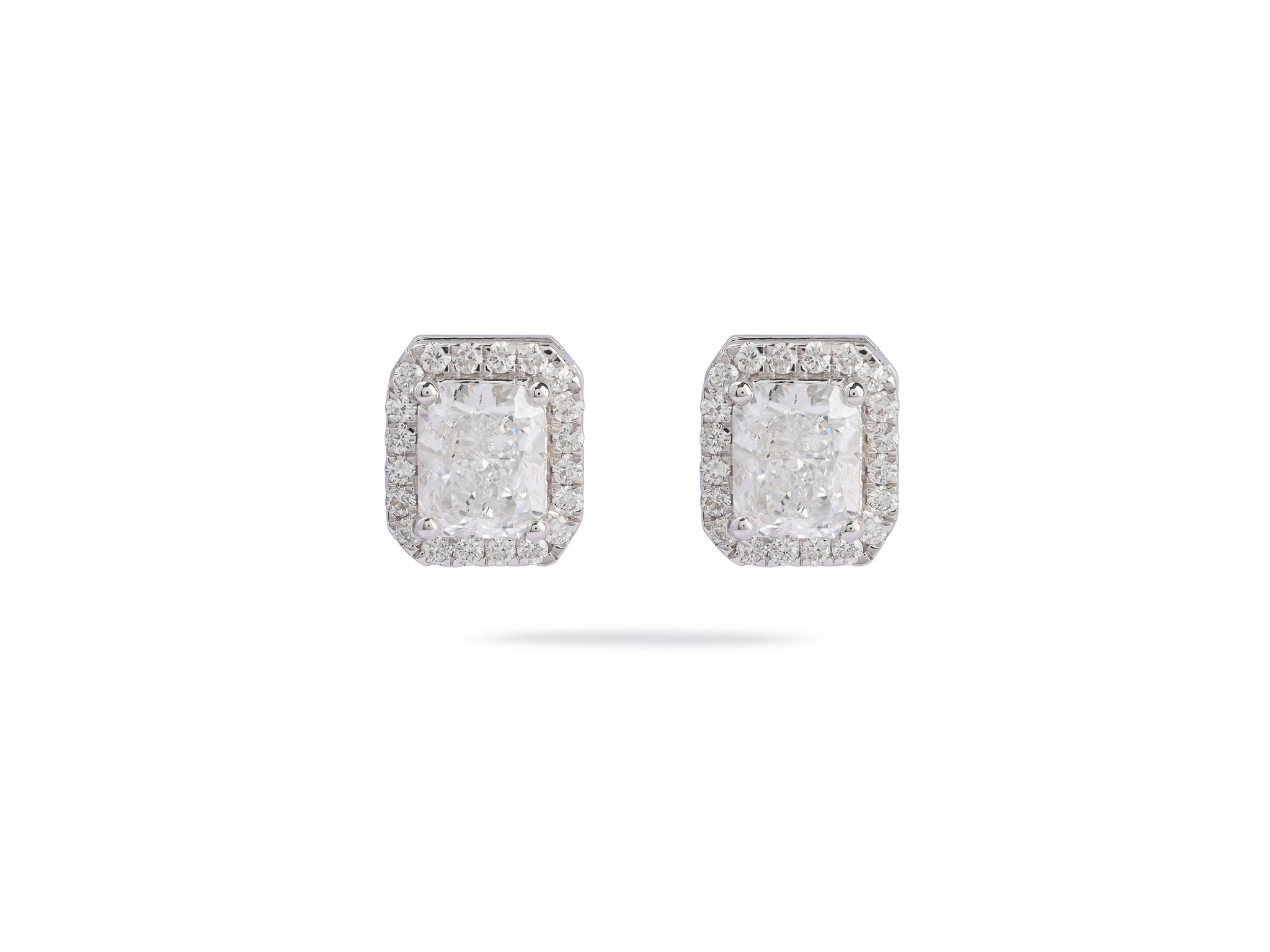 The L.Radiant Solitaire Pair